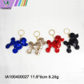 Rabbit - shaped sequined key chain bag pendant